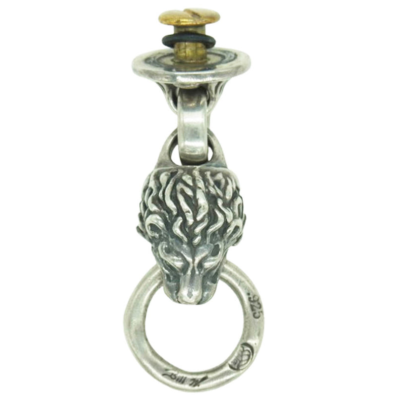 BILL WALL LEATHER ビルウォールレザー LION HEAD ライオンヘッド ウォレットリング シルバー系【中古】