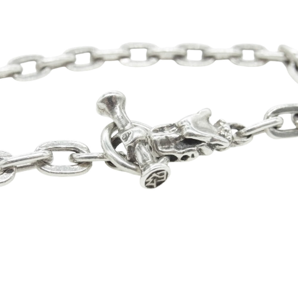 TRAVIS WALKER トラヴィスワーカー GARGOYLE BRACELET T-ガーゴイル Tバー ブレスレット シルバー系【中古】