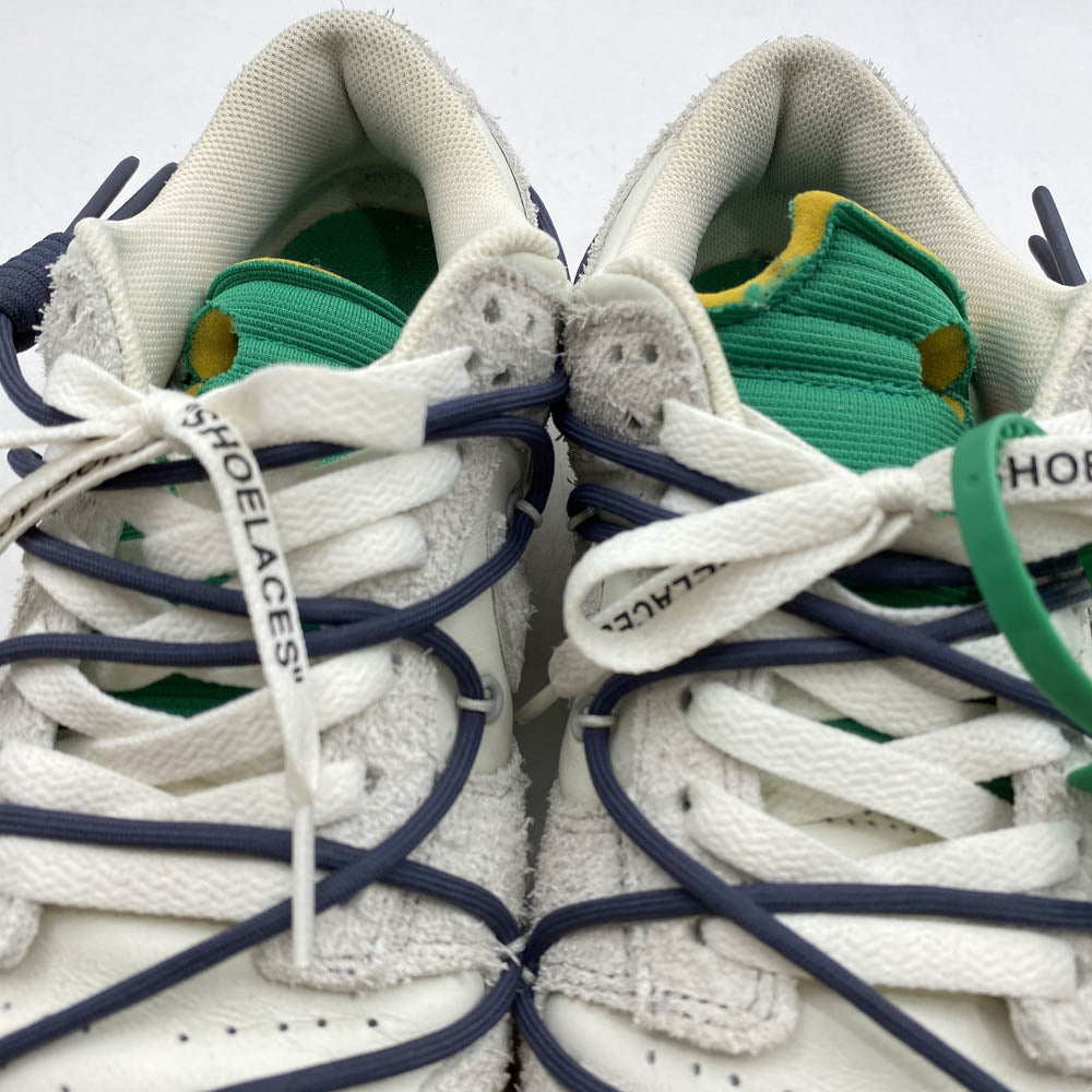 NIKE ナイキ DJ0950-115 × OFF-WHITE オフホワイイト【フェイクバスターズ鑑定済】DUNK LOW 1 OF 50 20 ダンクロー ローカットスニーカー ホワイト系 グレー系 26.5cm【中古】