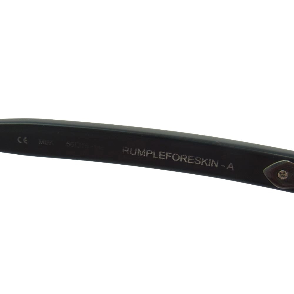 CHROME HEARTS クロムハーツ（原本無） RUMPLEFORESKIN-A ダガーテンプル 眼鏡 アイウェア ブラック系【中古】
