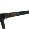 CHROME HEARTS クロムハーツ（原本無） RUMPLEFORESKIN-A ダガーテンプル 眼鏡 アイウェア ブラック系【中古】