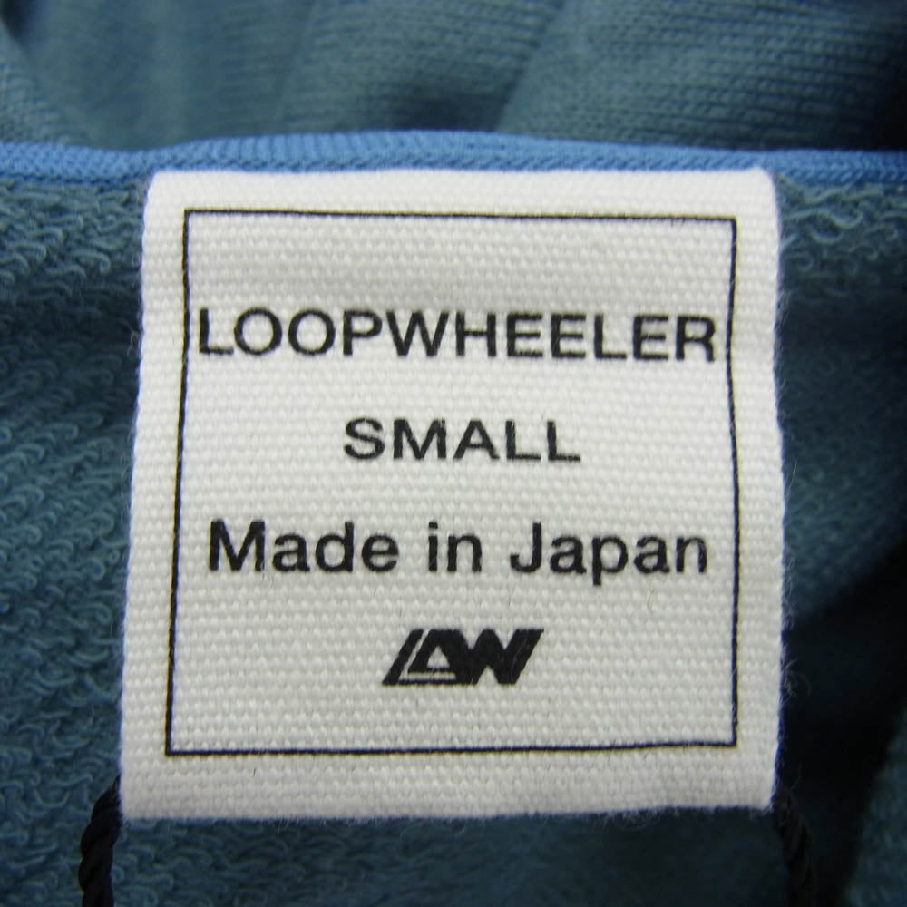 LOOPWHEELER ループウィラー LW290 LW スーパーライト EVO ハイジップ フーディ フルジップ パーカーヨコスカグレー ブルー系 グリーン系 S【新古品】【未使用】【中古】