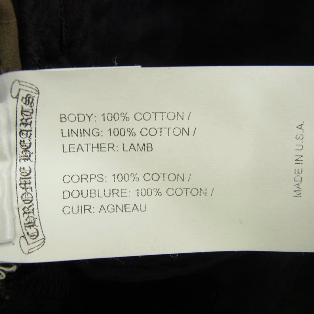 CHROME HEARTS クロムハーツ（原本無） DEVIL DOG RIPSTOP PANTS CAMO クロスパッチ付き カモフラ柄 カーゴパンツ カーキ系 36【極上美品】【中古】