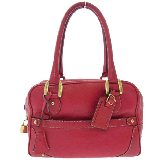 J&M Davidson ジェイアンドエムデヴィッドソン MINI MIA 01200 ミニミア ハンドバッグ レッド系【中古】