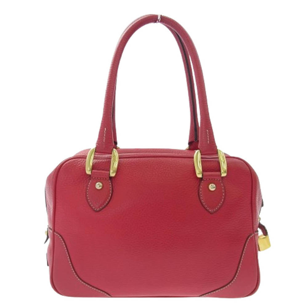 【美品】J&M DAVIDSON MINI MIA 　赤 DAVIDSON J&amp;M MIA 南京錠 保存袋 ハンドバッグ