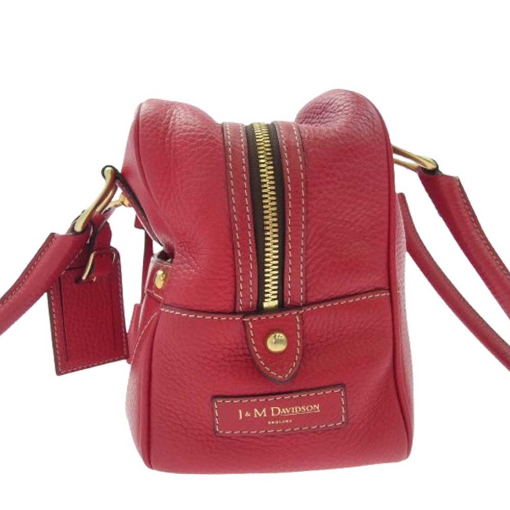 J&M Davidson ジェイアンドエムデヴィッドソン MINI MIA 01200 ミニミア ハンドバッグ レッド系【中古】