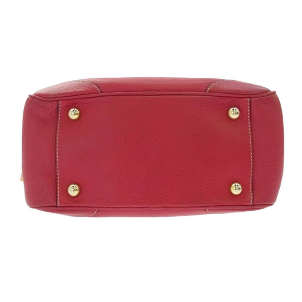【美品】J&M DAVIDSON MINI MIA 　赤 DAVIDSON J&amp;M MIA 南京錠 保存袋 ハンドバッグ