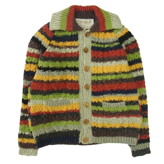 INVERALLAN インバーアラン 茶タグ kids 子供用 3A LUMBER CARDIGAN MULTI ランバー カーディガン マルチカラー マルチカラー系【中古】