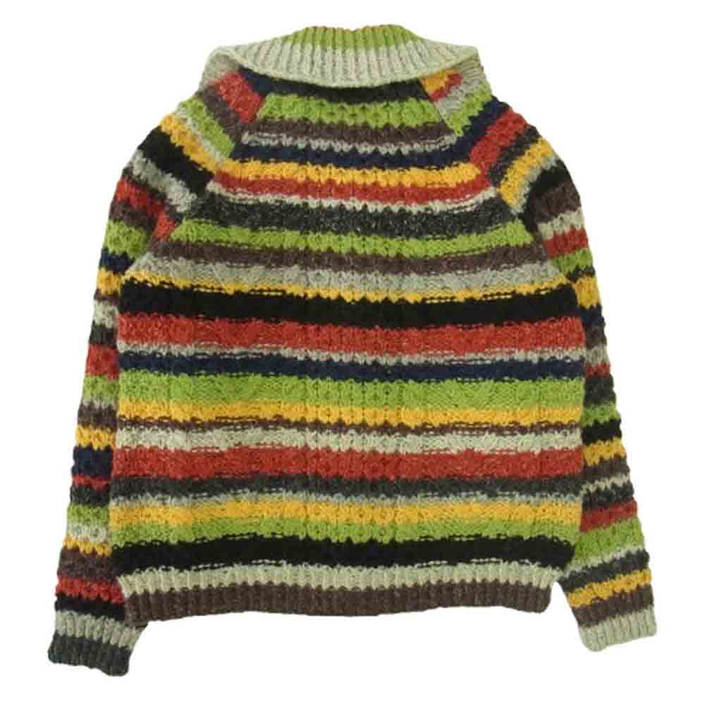 INVERALLAN インバーアラン 茶タグ kids 子供用 3A LUMBER CARDIGAN MULTI ランバー カーディガン マルチカラー マルチカラー系【中古】