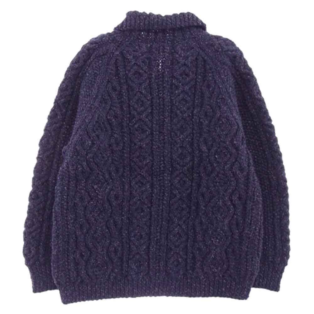 INVERALLAN インバーアラン 茶タグ 3A LUMBER CARDIGAN ランバー カーディガン パープル系 パープル系【中古】