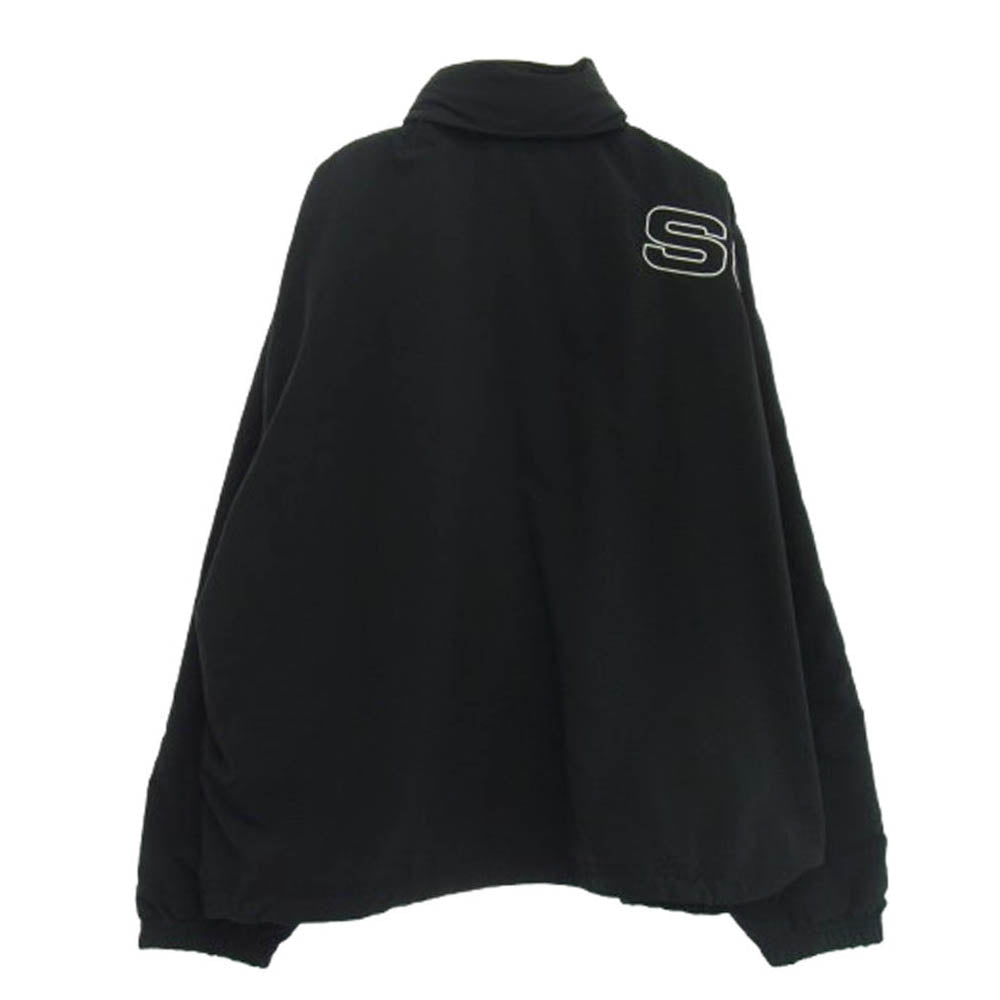 Supreme シュプリーム 24AW SPELLOUT EMBROIDERED TRACK JACKET スペルアウト ロゴ刺繍 トラック ジャケット ブラック系 L【中古】