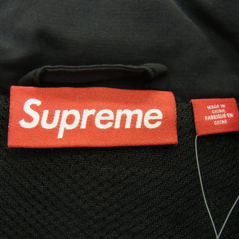 Supreme シュプリーム 24AW SPELLOUT EMBROIDERED TRACK JACKET スペルアウト ロゴ刺繍 トラック ジャケット ブラック系 L【中古】