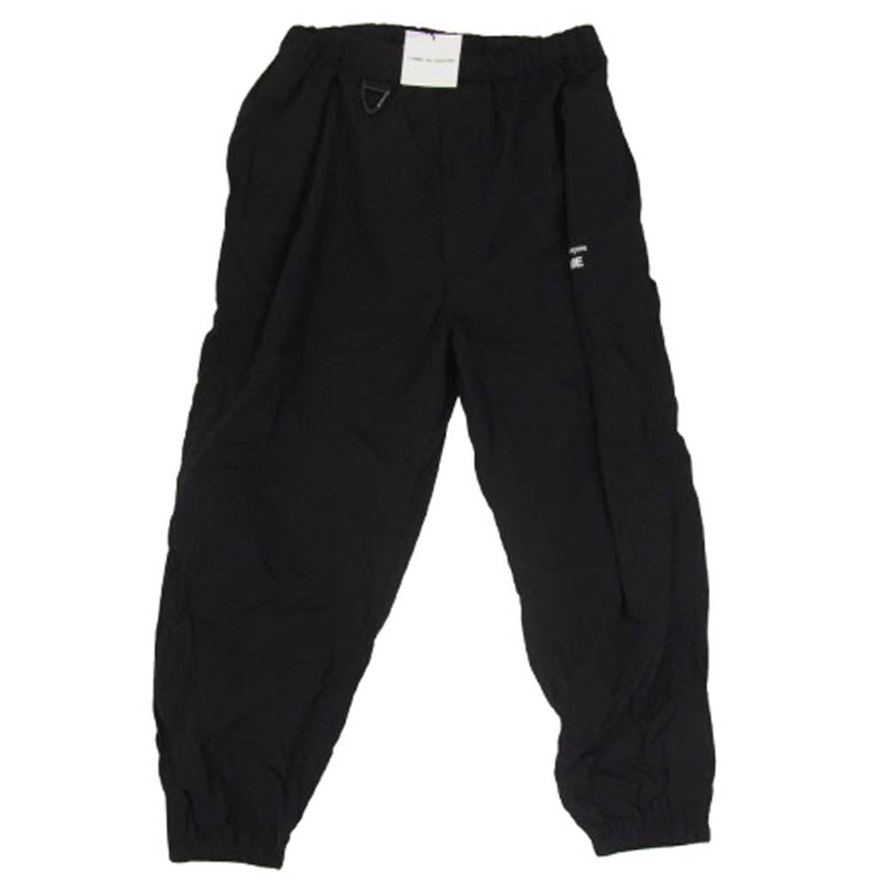 COMME des GARCONS HOMME コムデギャルソンオム 25SS HO-P008 ロゴ ナイロン タイプライター パンツ ブラック系 S【新古品】【未使用】【中古】
