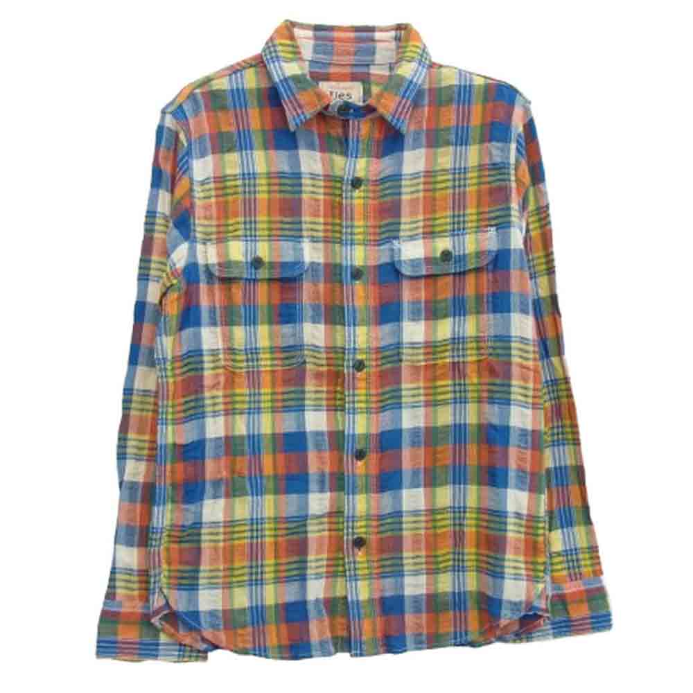 UES ウエス チェック柄 長袖 ワーク シャツ マルチカラー系 1【中古】