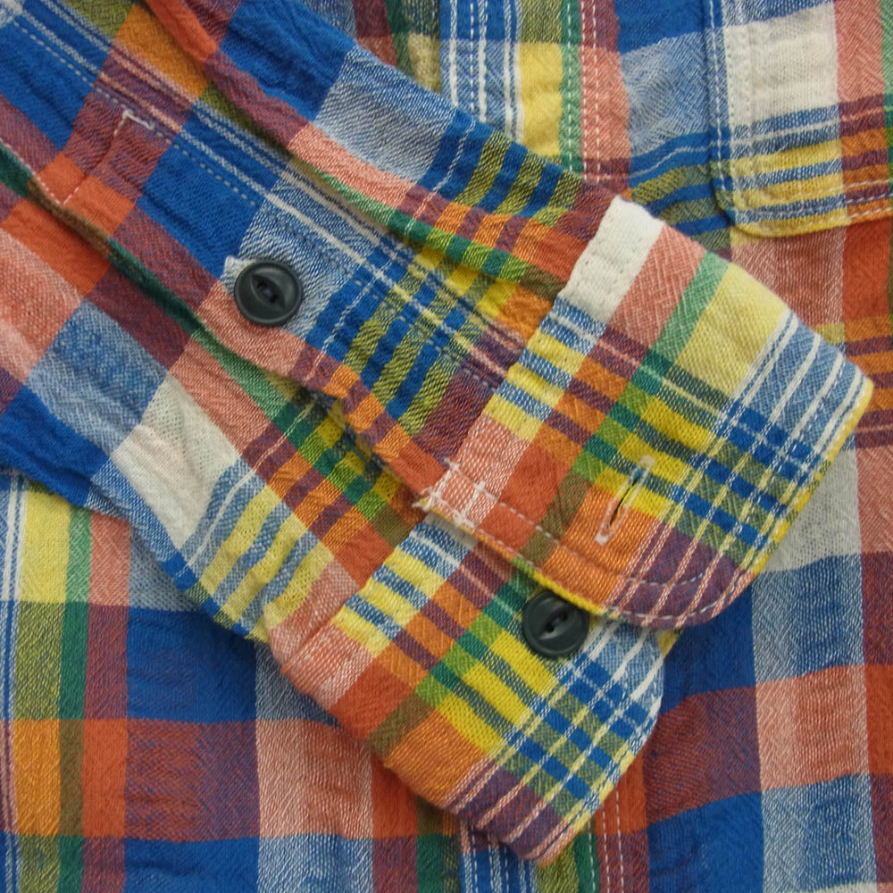 UES ウエス チェック柄 長袖 ワーク シャツ マルチカラー系 1【中古】