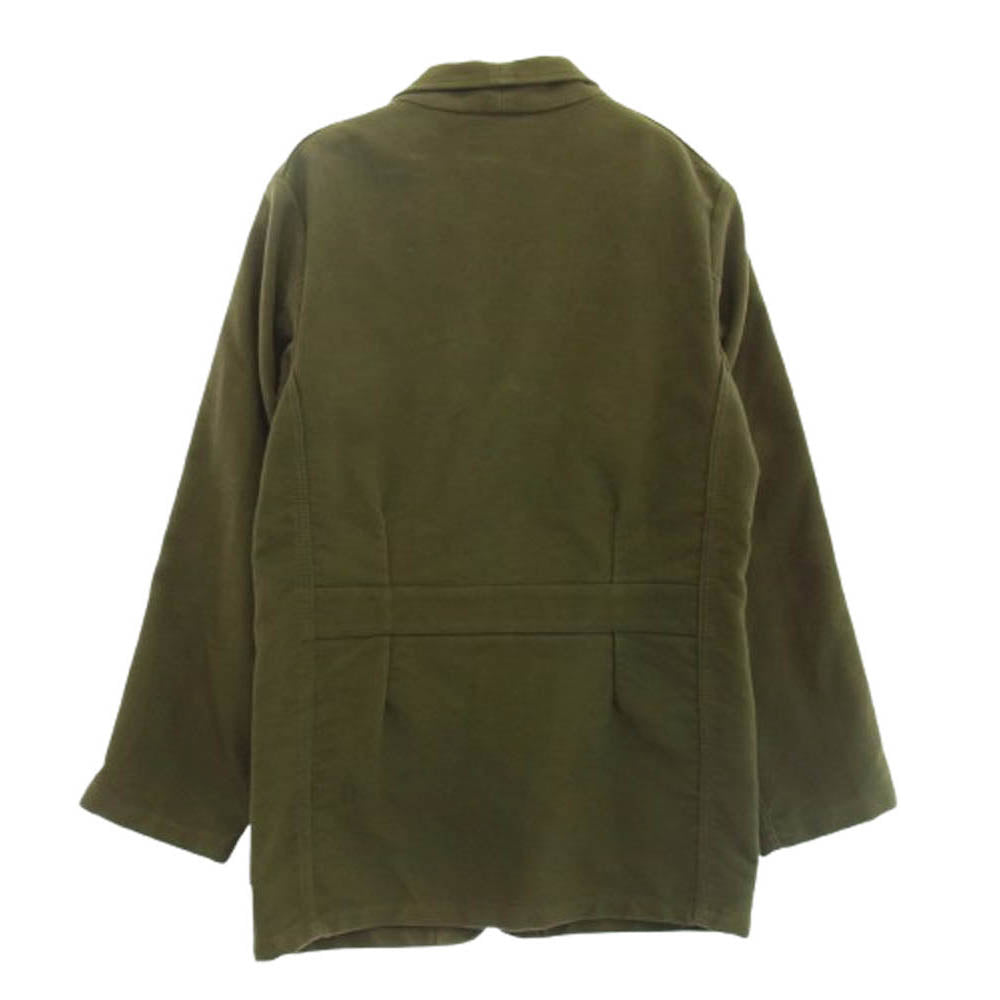 ベトラ フランス製 モールスキン テーラード ワークジャケット モスグリーン系 40【中古】