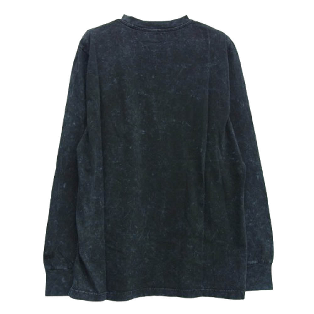 DIESEL ディーゼル T-GLYN Acid Wash Effect L/S Tee アシッドウォッシュ加工 長袖Tシャツ ブラック系 ブルー系 XS【新古品】【未使用】【中古】