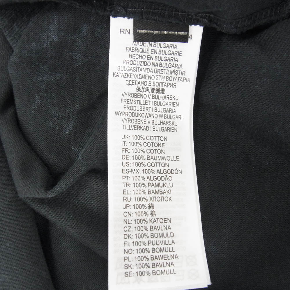 DIESEL ディーゼル T-GLYN Acid Wash Effect L/S Tee アシッドウォッシュ加工 長袖Tシャツ ブラック系 ブルー系 XS【新古品】【未使用】【中古】