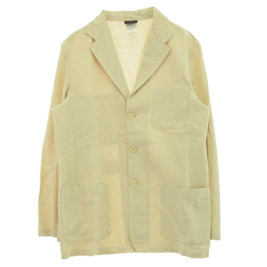 ベトラ フランス製 リネン混 テーラード ワークジャケット ベージュ系 38【中古】