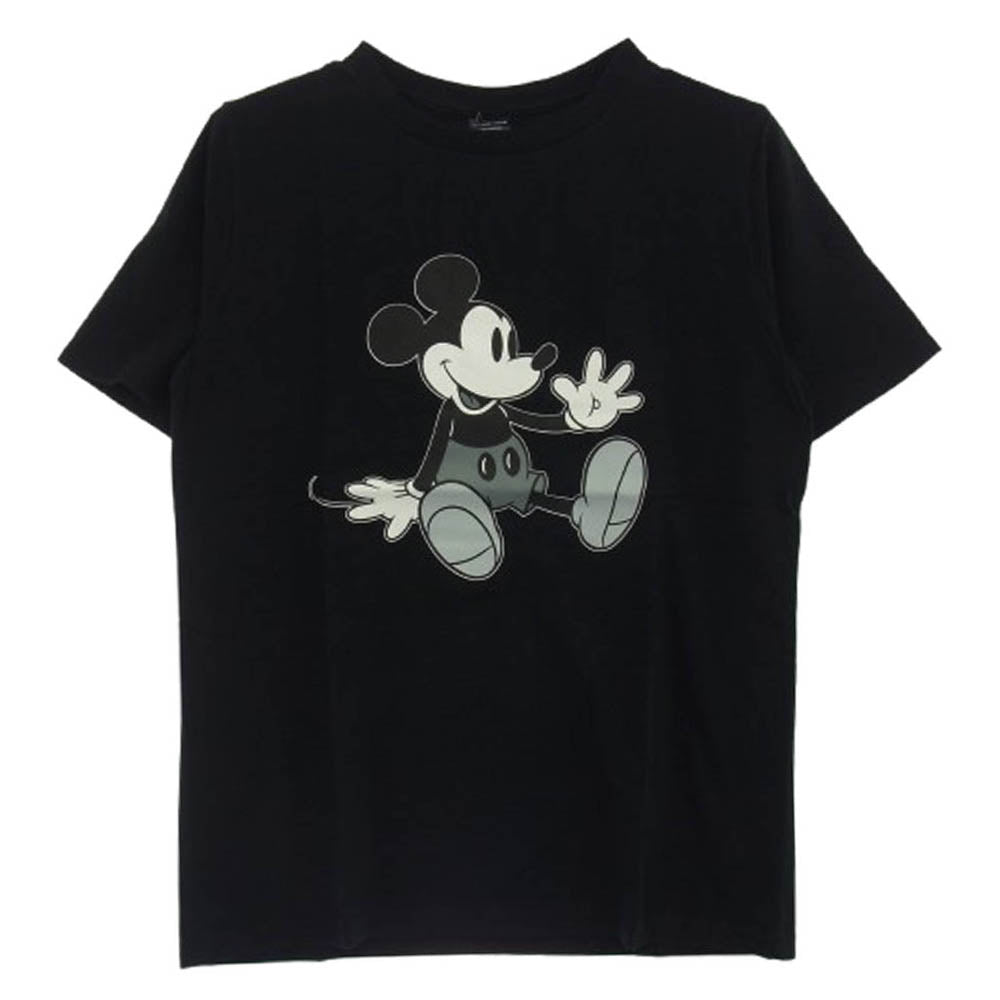 NUMBER(N)INE ナンバーナイン BH1NWD001 Disney MICKEY MOUSE T-SHIRTS ディズニー ミッキーマウス プリント 半袖Tシャツ ブラック系 3【新古品】【未使用】【中古】