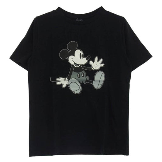NUMBER(N)INE ナンバーナイン BH1NWD001 Disney MICKEY MOUSE T-SHIRTS ディズニー ミッキーマウス プリント 半袖Tシャツ ブラック系 3【新古品】【未使用】【中古】