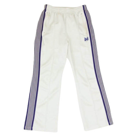 Needles ニードルス MR288 Zipped Track Pant サイド ライン トラック パンツ ホワイト系 S【中古】