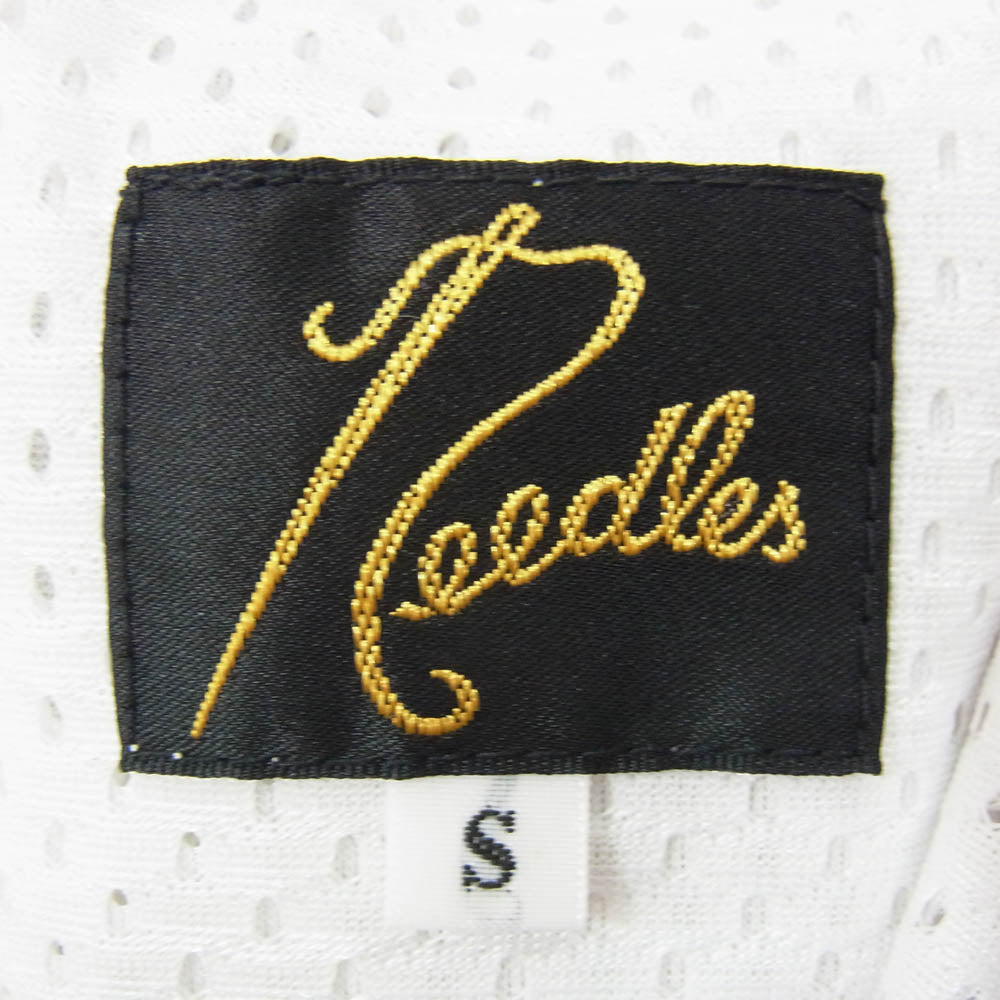 Needles ニードルス MR288 Zipped Track Pant サイド ライン トラック パンツ ホワイト系 S【中古】