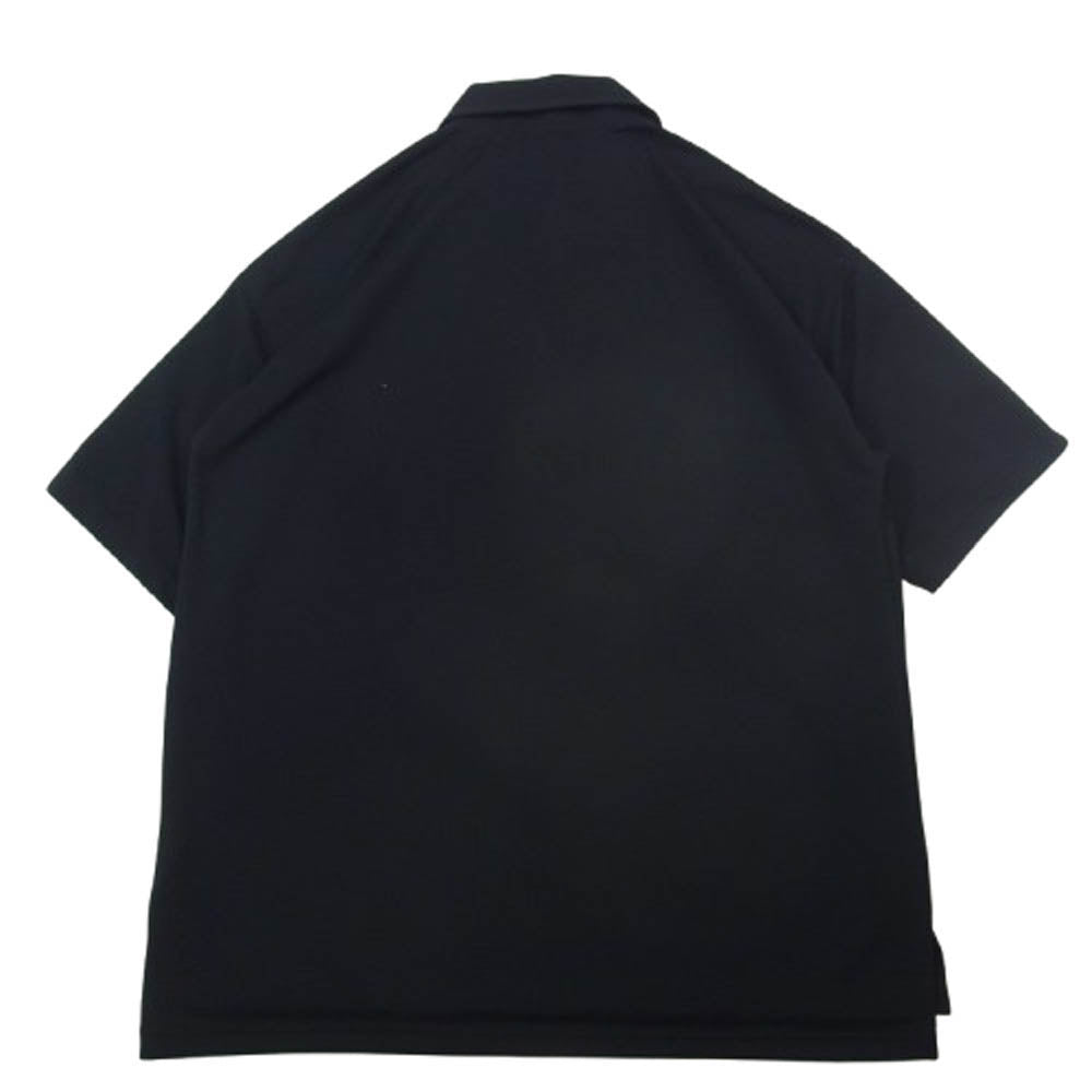 リサウンド　クロージング ロゴ ワッペン ルーズ 半袖 ポロシャツ ブラック系 1【中古】