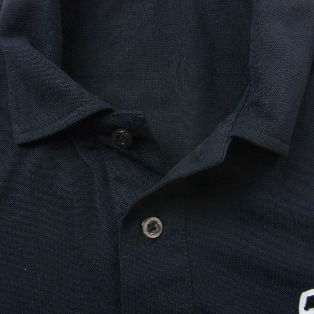 リサウンド　クロージング ロゴ ワッペン ルーズ 半袖 ポロシャツ ブラック系 1【中古】