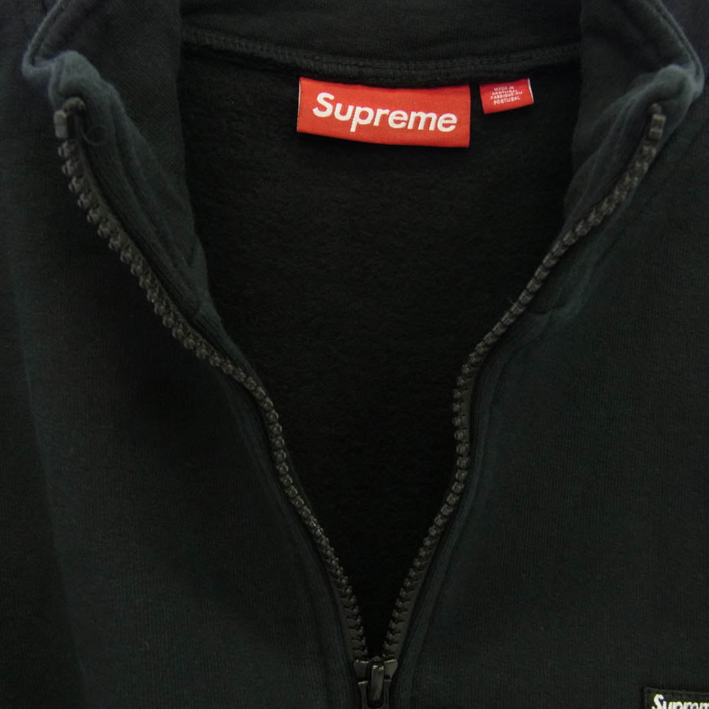 Supreme シュプリーム 25SS Small Box Half Zip Pullover スモール ボックス ハーフ ジップ プルオーバー ブラック系 L【極上美品】【中古】