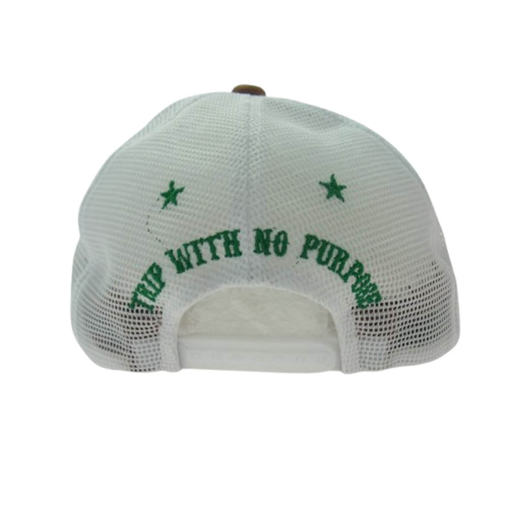 TMT ティーエムティー TAC-S1401 パイルロゴ メッシュキャップ 茶系 ブラウン系【極上美品】【中古】