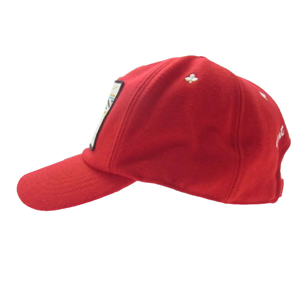 TMT ティーエムティー TAC-S13SP04 SURFIN TMT CALIFORNIA ウール キャップ レッド系【極上美品】【中古】