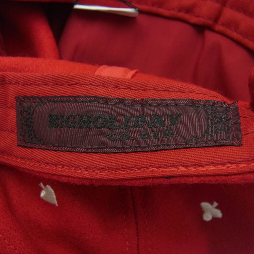 TMT ティーエムティー TAC-S13SP04 SURFIN TMT CALIFORNIA ウール キャップ レッド系【極上美品】【中古】