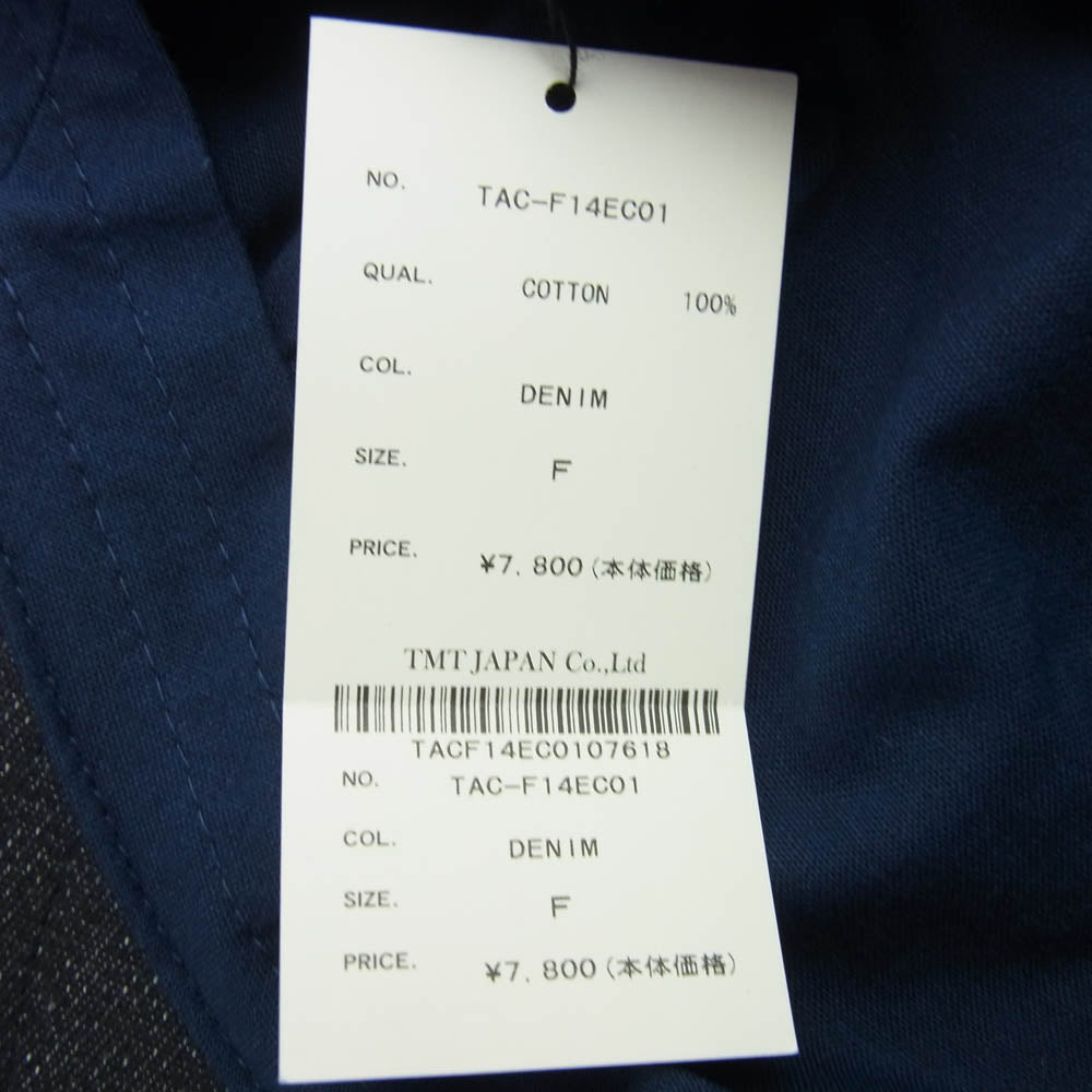 TMT ティーエムティー TAC-F14EC01 DENIM CAP デニム フェルト キャップ ネイビー系【極上美品】【中古】