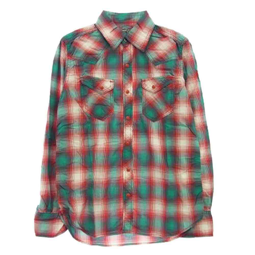 TMT ティーエムティー 17SS TSH-S17SP03 オンブレチェック シャツ マルチカラー系 S【極上美品】【中古】