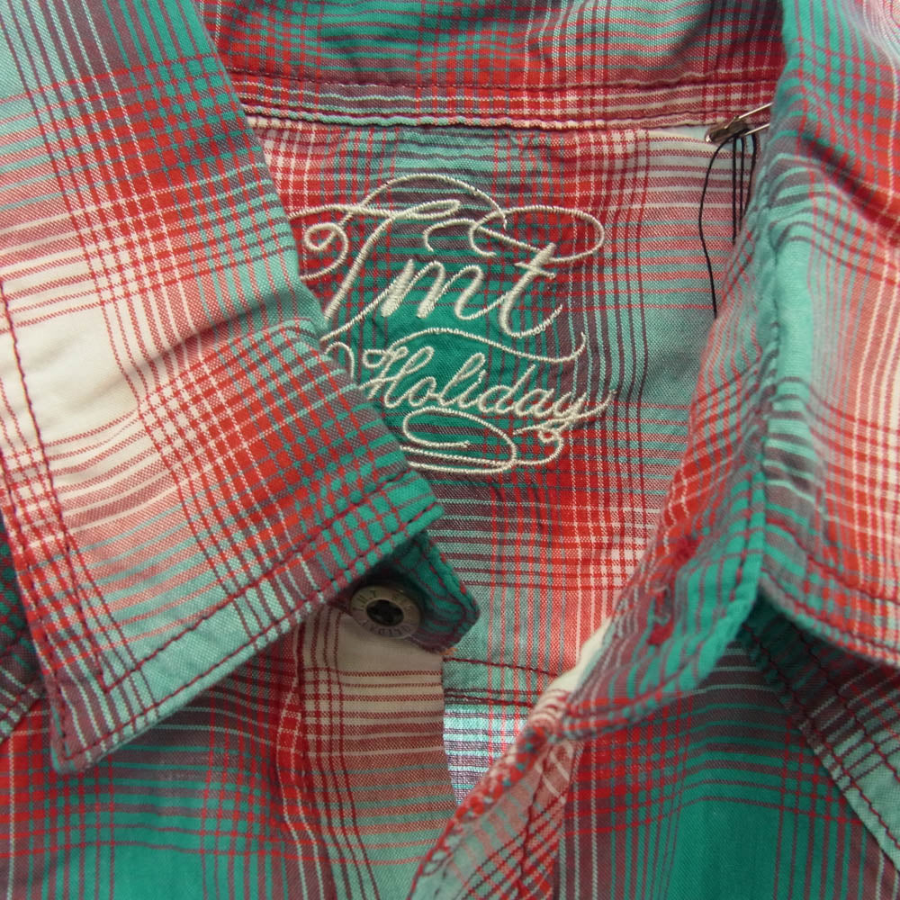 TMT ティーエムティー 17SS TSH-S17SP03 オンブレチェック シャツ マルチカラー系 S【極上美品】【中古】