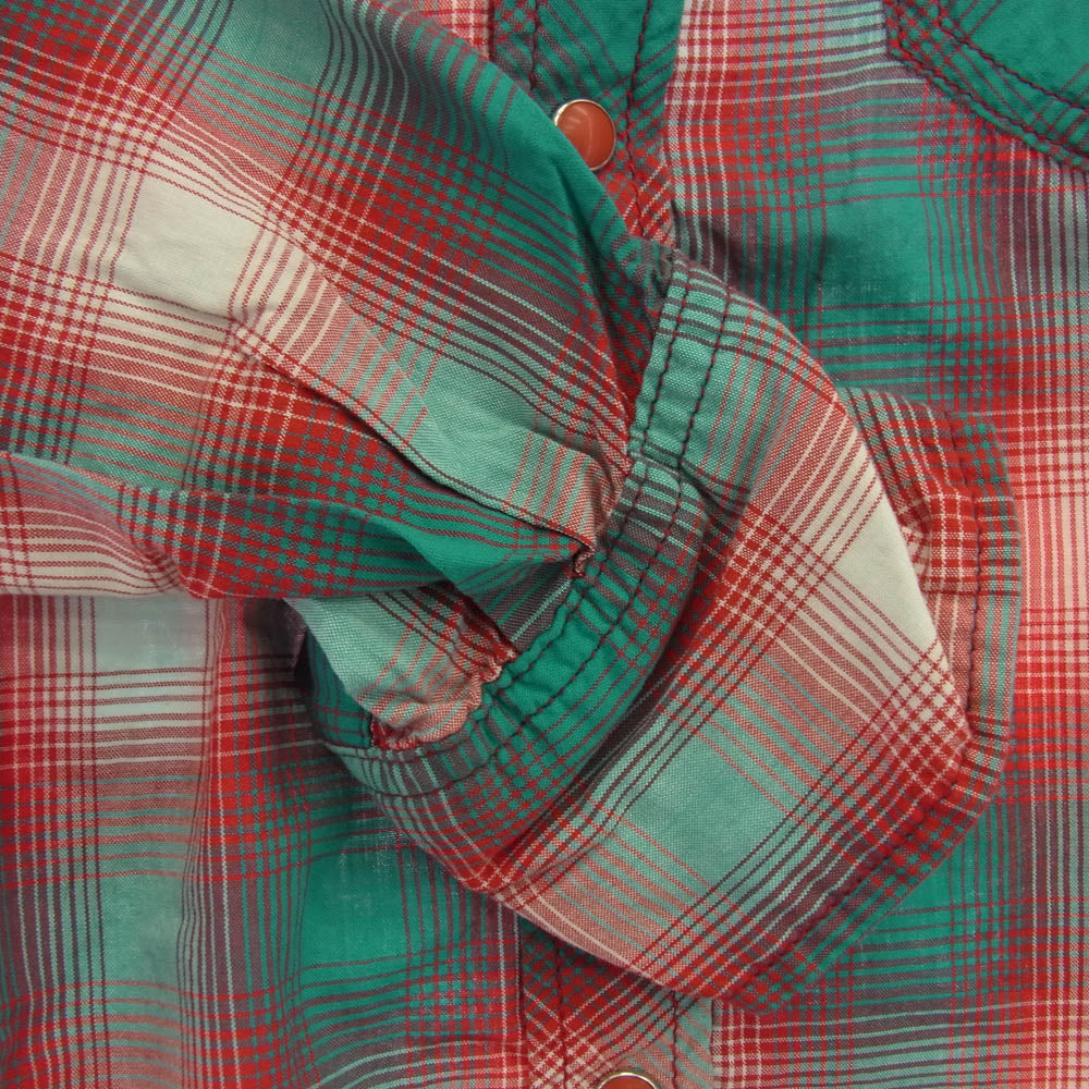 TMT ティーエムティー 17SS TSH-S17SP03 オンブレチェック シャツ マルチカラー系 S【極上美品】【中古】