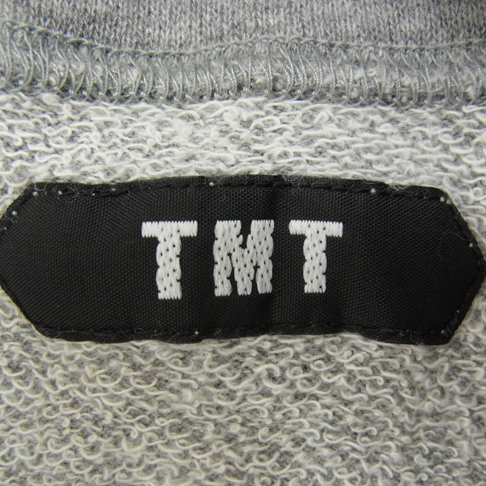 TMT ティーエムティー TSW-S14SP03 MACDOUGAL ST. プリント プルオーバー スウェット パーカー グレー系 M【極上美品】【中古】