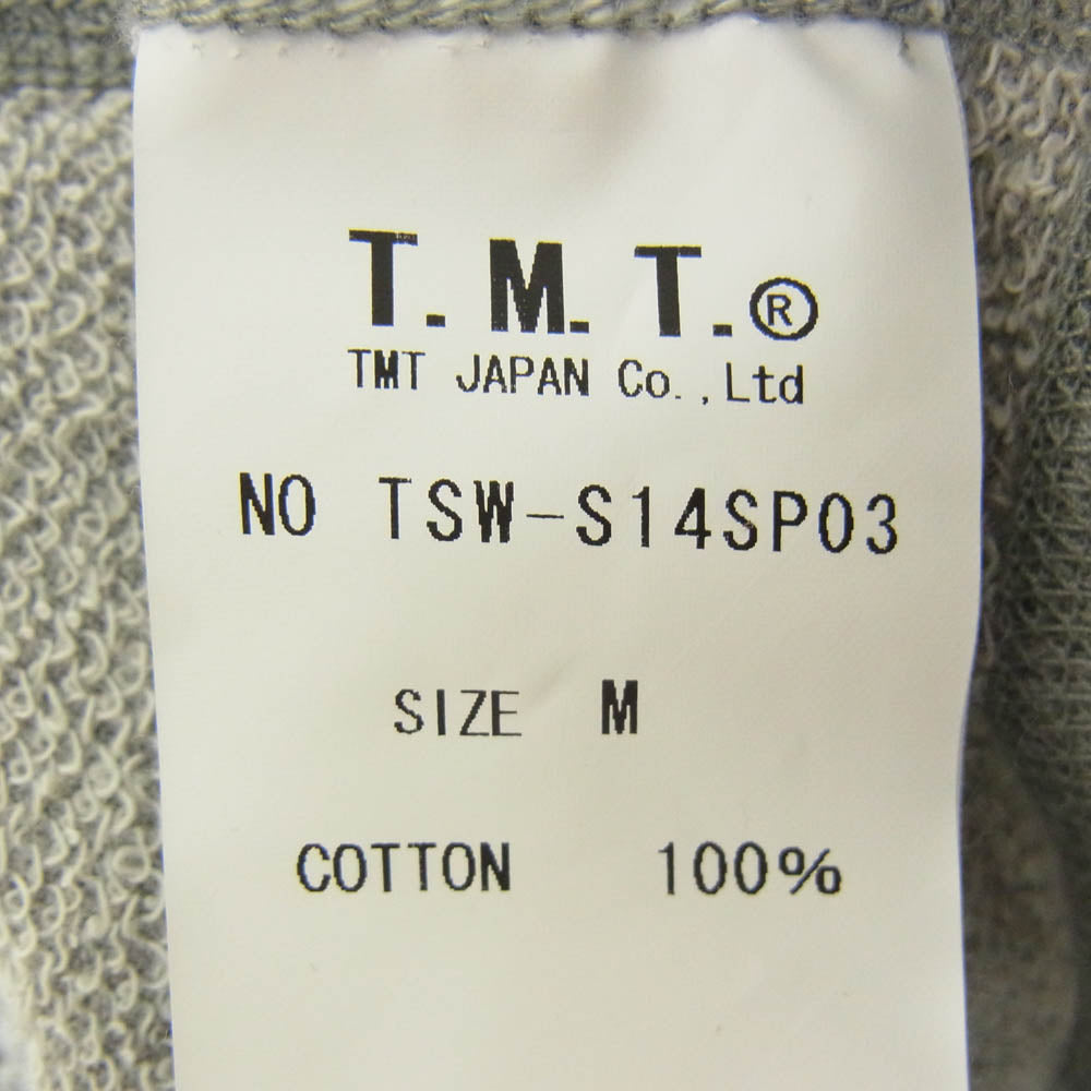 TMT ティーエムティー TSW-S14SP03 MACDOUGAL ST. プリント プルオーバー スウェット パーカー グレー系 M【極上美品】【中古】