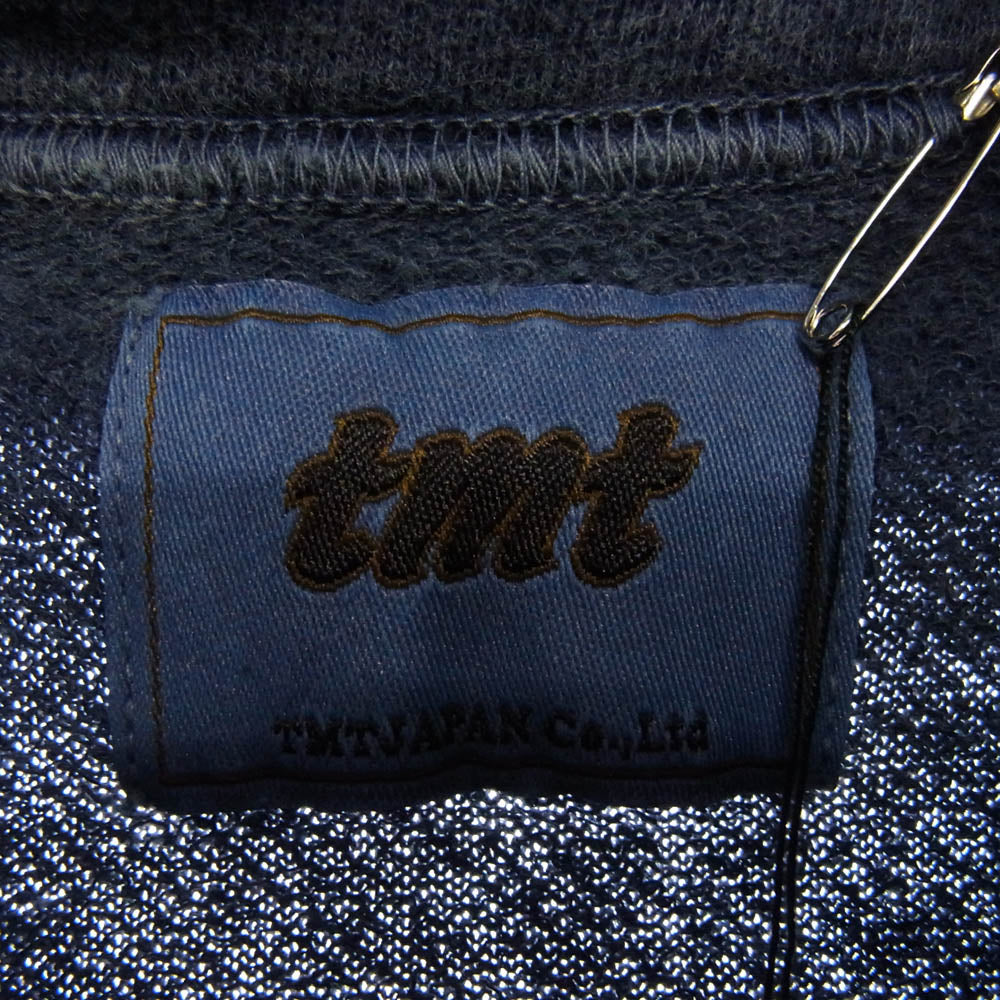 TMT ティーエムティー TSW-S1305 SURFIN TMT プリント プルオーバー スウェット パーカー ネイビー系 M【極上美品】【中古】