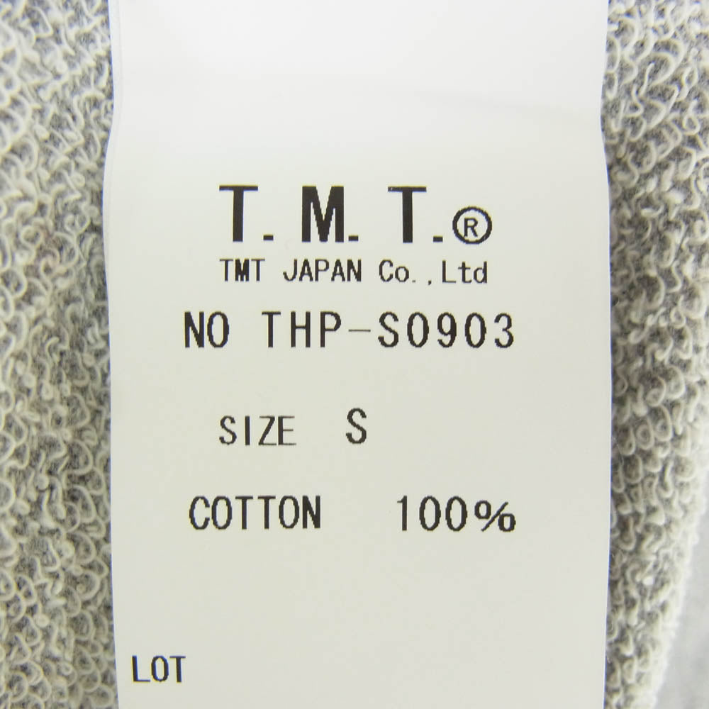 TMT ティーエムティー THP-S0903 MIAMI マイアミ プリント プルオーバー スウェット パーカー グレー系 S【極上美品】【中古】