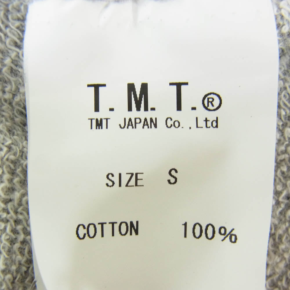 TMT ティーエムティー BIGHOLIDAY プリント プルオーバー スウェット パーカー グレー系 S【中古】