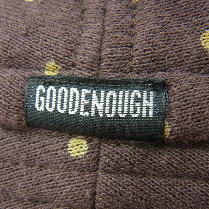 【名作】GOODENOUGH　グッドイナフ　ビッグロゴ　バケットハット 2025年最新】GOOD ENOUGH メンズ ハットの人気アイテム - メルカリ