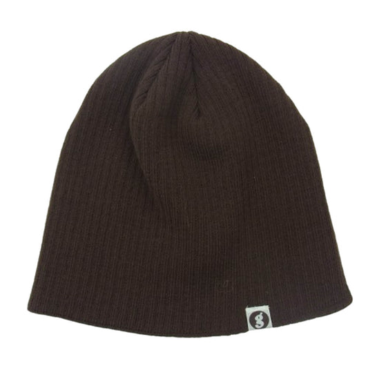 GOODENOUGH グッドイナフ 03AW x gravis グラビス KNIT Cap ニットキャップ ビーニー グラムｇタグ ブラウン系【中古】