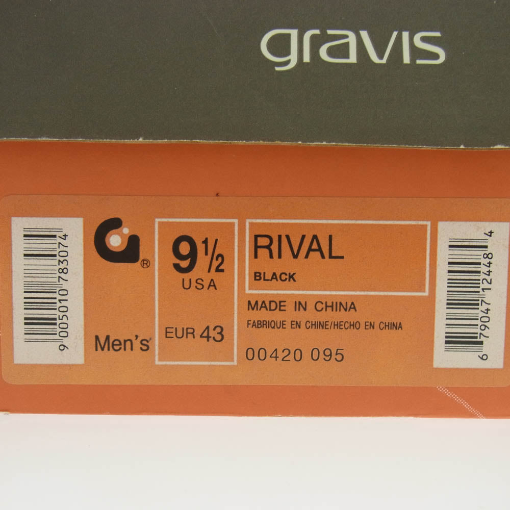 GOODENOUGH グッドイナフ RIVAL BLACK ライバル ブラック グッドイナフ シューズケース付 スニーカー ブラック系 27.5cn【中古】