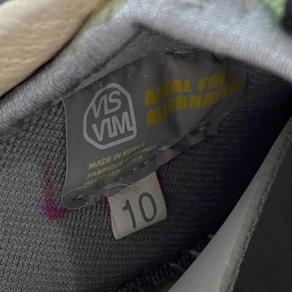 VISVIM ビズビム 0001-01 × GOODENOUGH グッドイナフ TWONBLY トゥンブリー ローファータイプ スニーカー GVキーホルダー シューズケース付 ブラック系 28cm【中古】