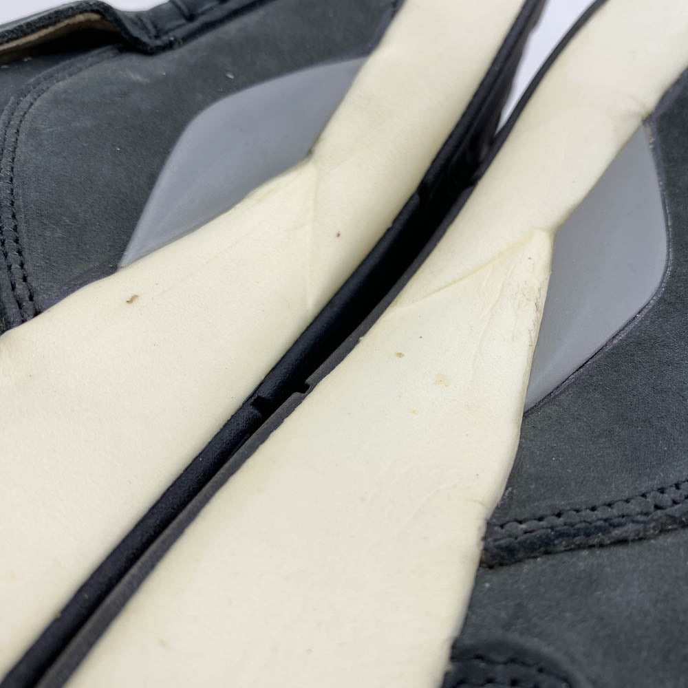 VISVIM ビズビム 0001-01 × GOODENOUGH グッドイナフ TWONBLY トゥンブリー ローファータイプ スニーカー GVキーホルダー シューズケース付 ブラック系 28cm【中古】