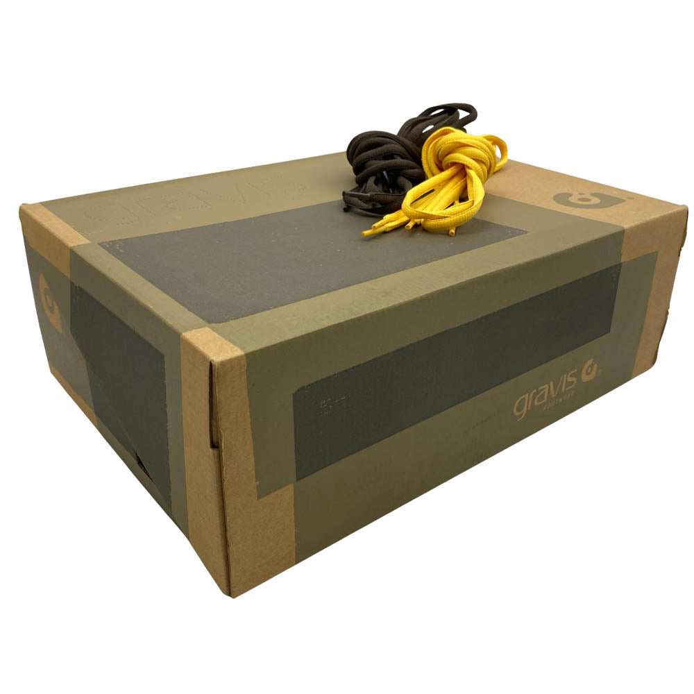 GOODENOUGH グッドイナフ G4329101Q × GRAVIS グラビス RIVAL ライバル スニーカー ブラウン系 28cm【中古】