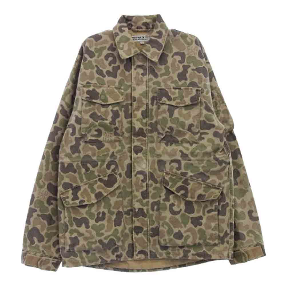 リゾネイトグッドイナフ 迷彩 コットン ミリタリー フィールド ジャケット マルチカラー系 L【中古】
