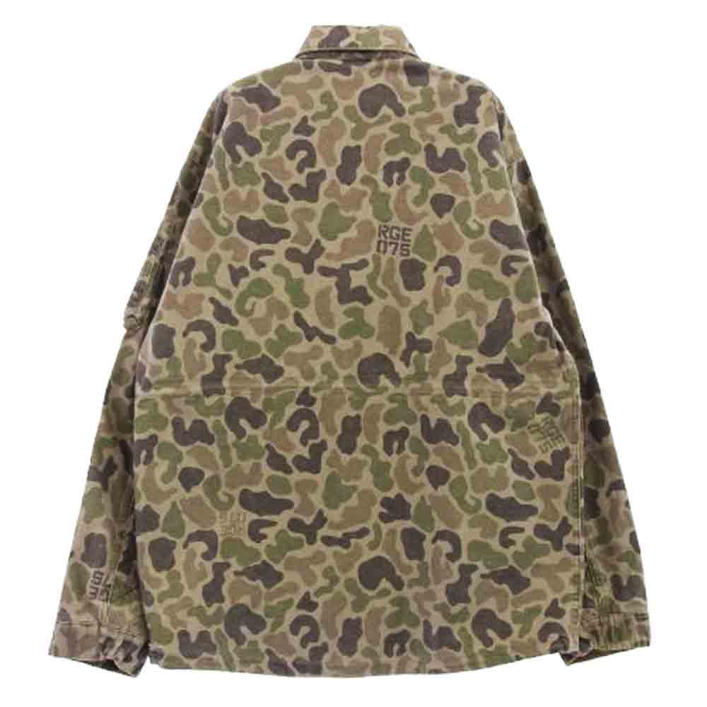 リゾネイトグッドイナフ 迷彩 コットン ミリタリー フィールド ジャケット マルチカラー系 L【中古】